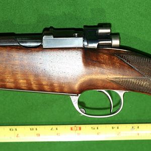 1907 Rigby in 303 British Rifle with an original slant box commercial Oberndorf Mauser action