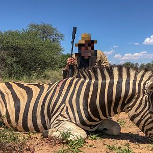 Burchell's Plain Zebra Hunting Namibia