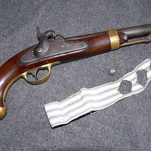 M 1842 54 cal Pistol