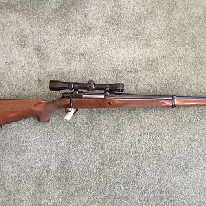 Sako L61R Finnbear 30-06 Rifle in a Mannlicher stock W/cheekpiece and Sako rings