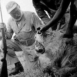 Ernest Hemingway Lion Hunt