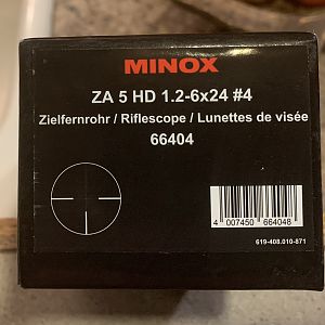 Minox ZA5 HD 2-6x24 German #4 Riflescope