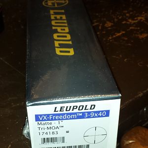 Leupold vx-freedom 3-9x40 matte black scope