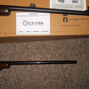 CZ 550 American Rifles in a .375 and a 6.5x55