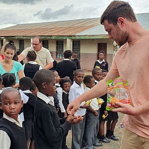 Local charity at the local school South Africa