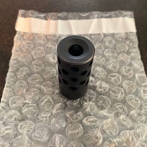 Muzzle brake, .30 cal, 5/8- 24 thread