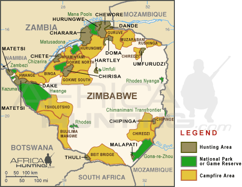 zimbabwe hunting areas conservancy valley campfire bubye map lemco national park blocks land tribal parks game matetsi hwange maps africahunting