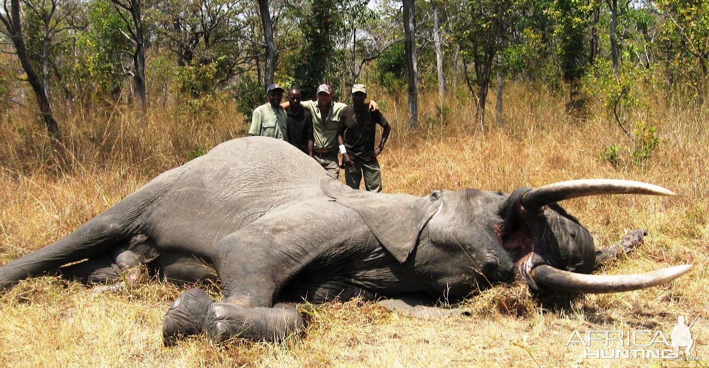 1,80 meter - 25 kg Elephant hunted in tanzania