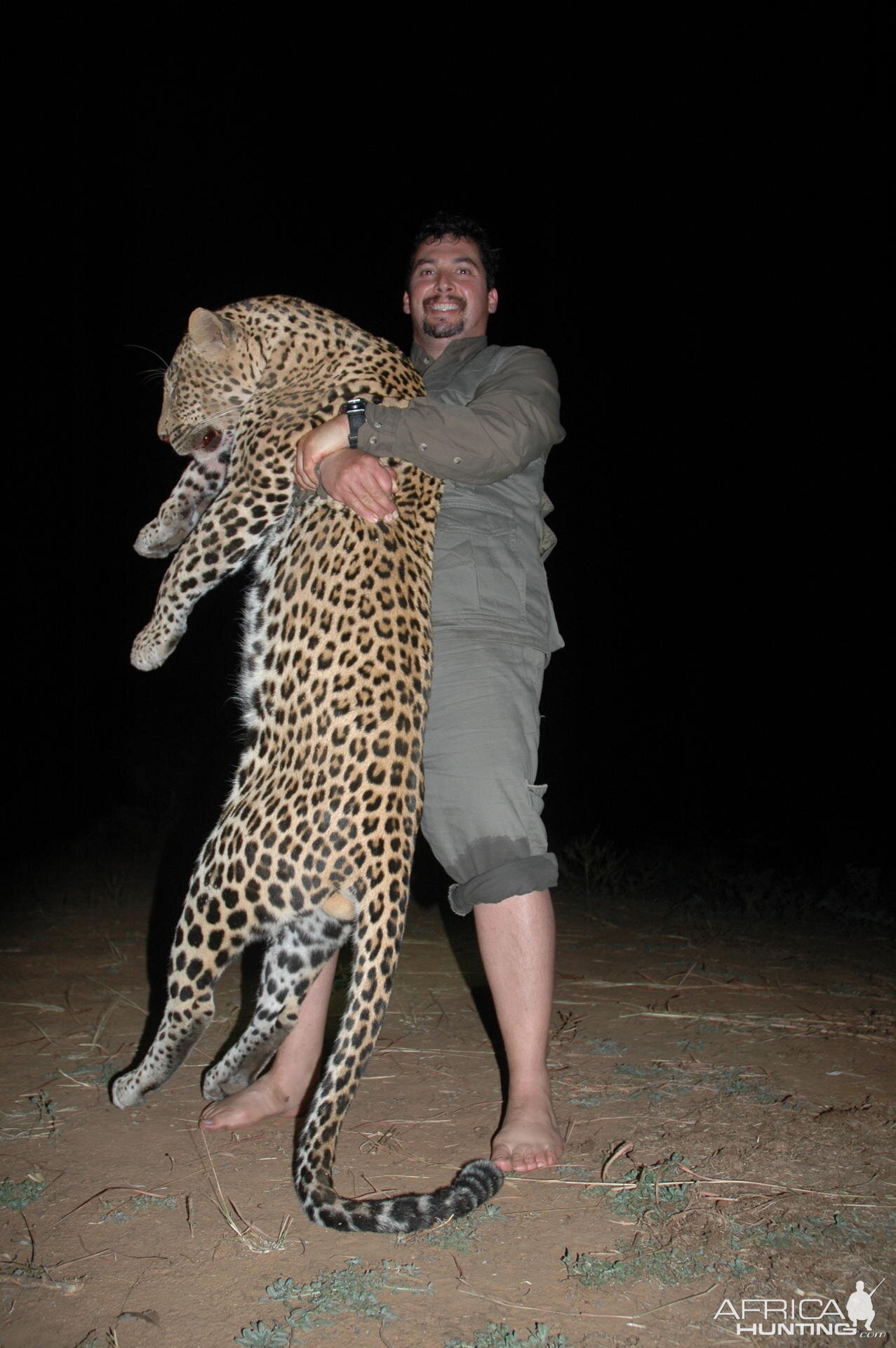 15 inch Leopard hunted in Zimbabwe