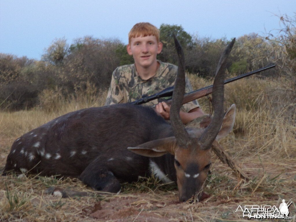 18" Black Bushbuck shot at King'sKloof.