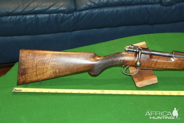 1907 Rigby in 303 British Rifle with an original slant box commercial Oberndorf Mauser action