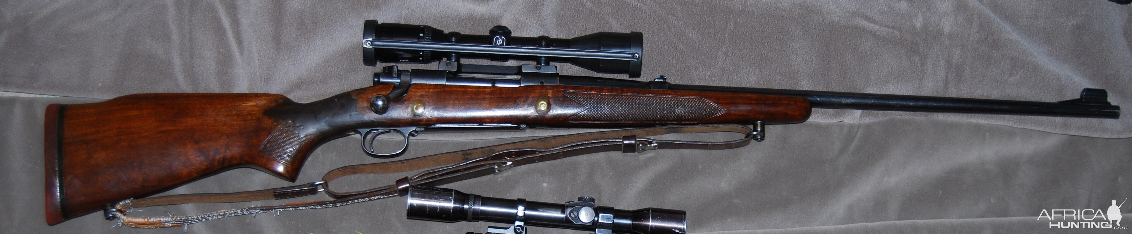 1960 Winchester M 70 Alaskan 338 Mag Rifle