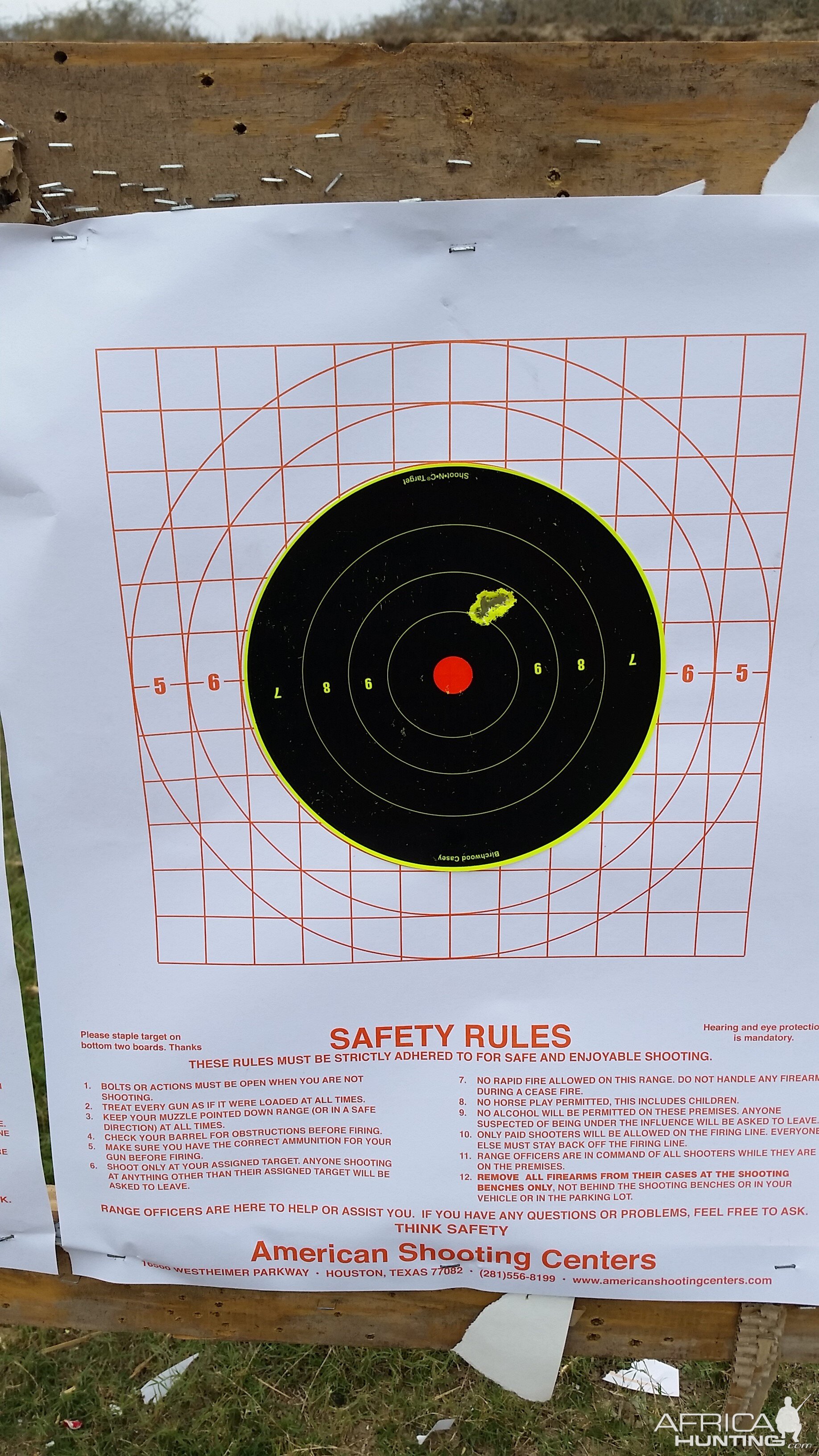 308 ZA Rifle Range Shooting