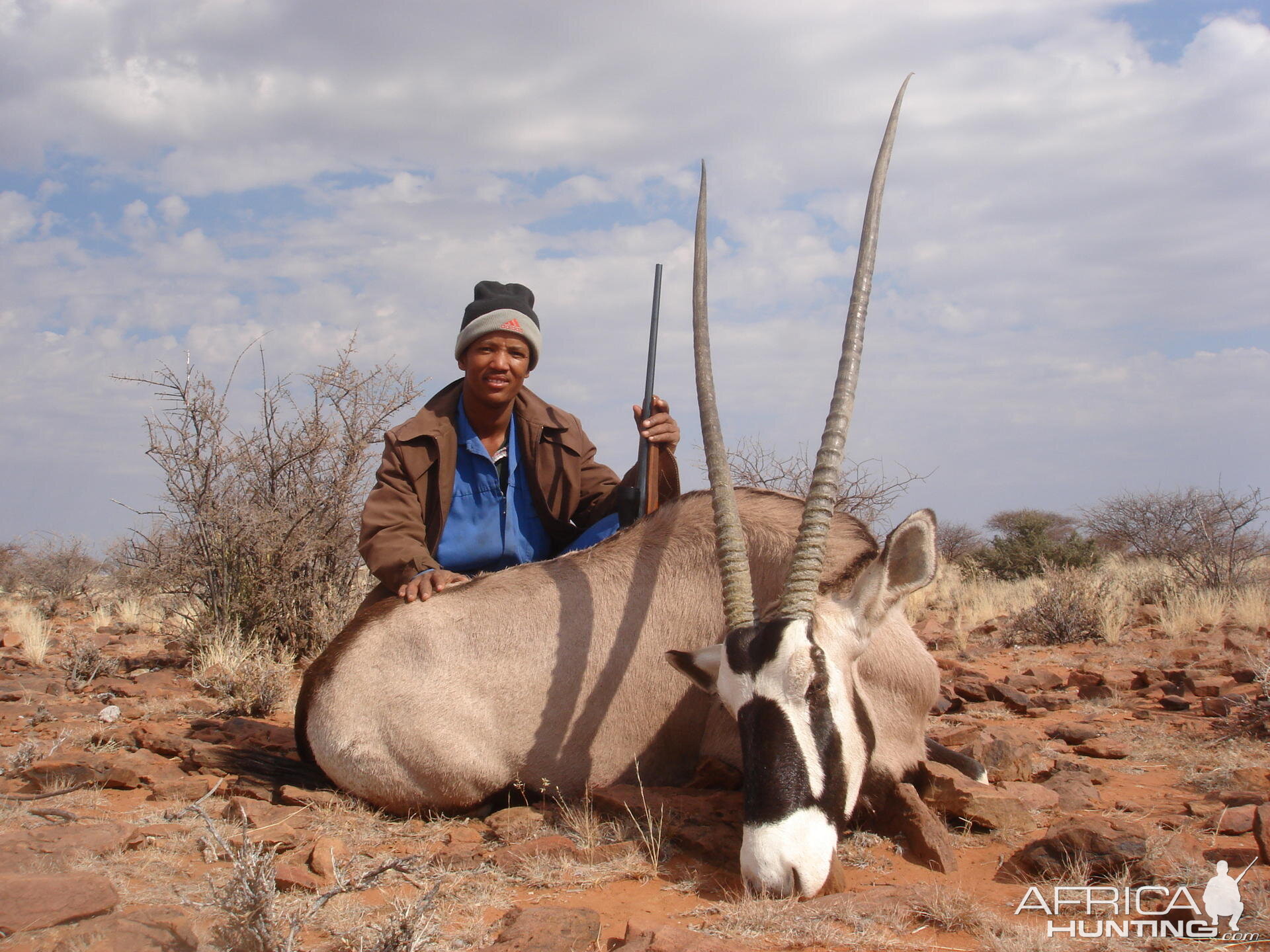 43" Gemsbuck cow taken in Southern Namibia