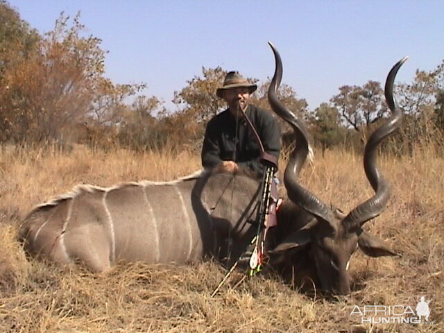 58" Kudu with Stick Bow, took with Warthog Safaris
