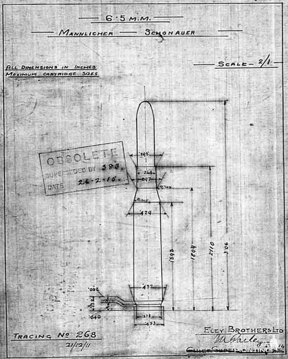 6.5mm Mannlicher Schönauer Rifle