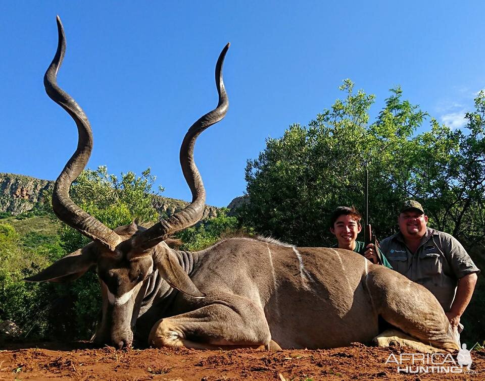 60.5" Inch Kudu Hunt in South Africa