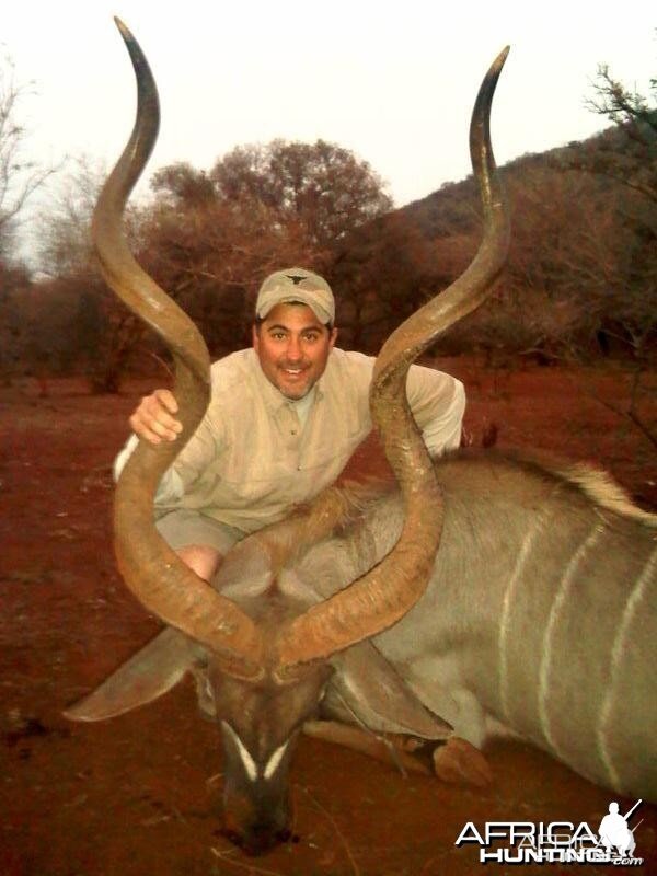 61 inch Kudu hunted in South Africa