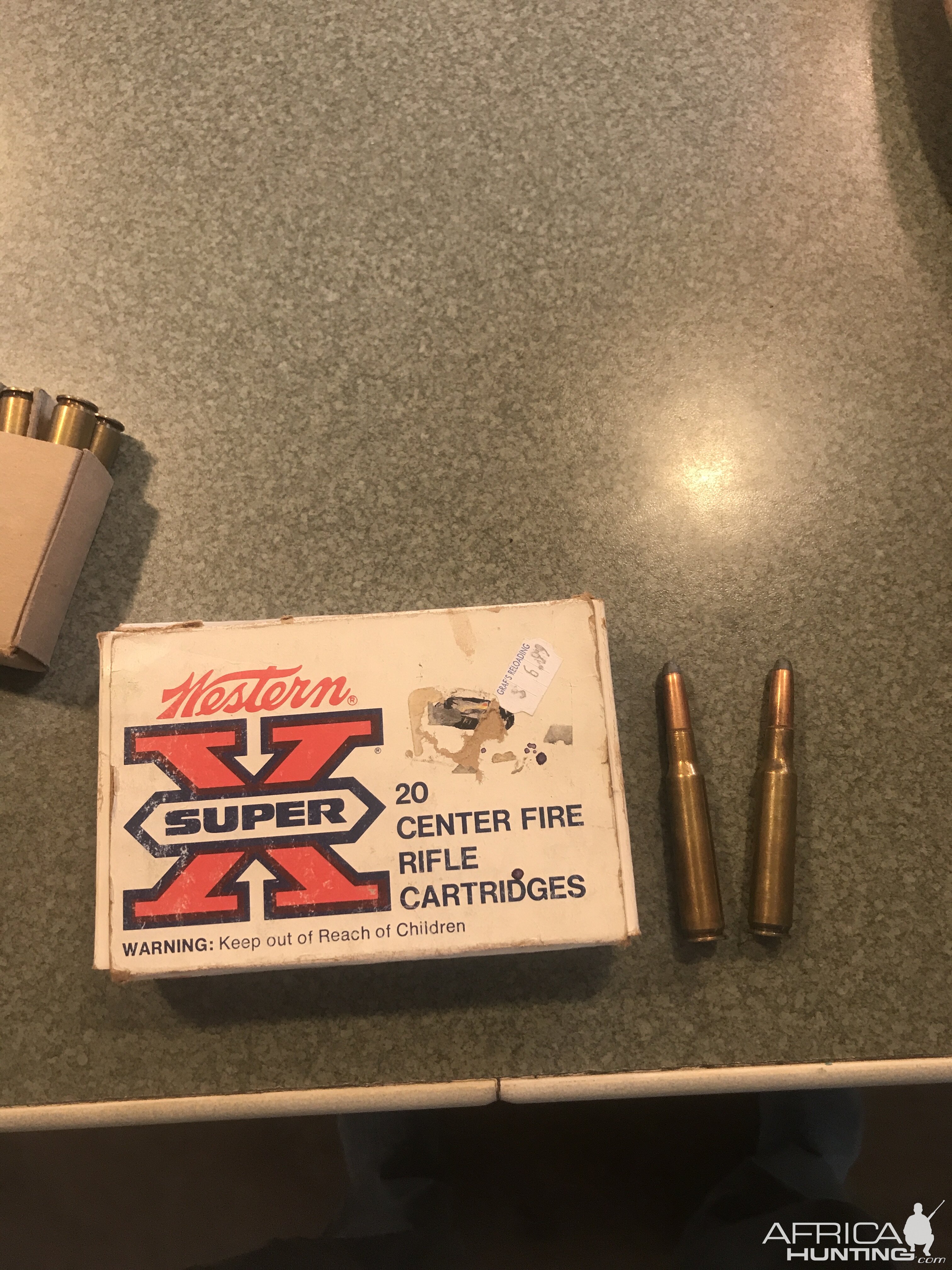 7mm Mauser Box of Cartridges