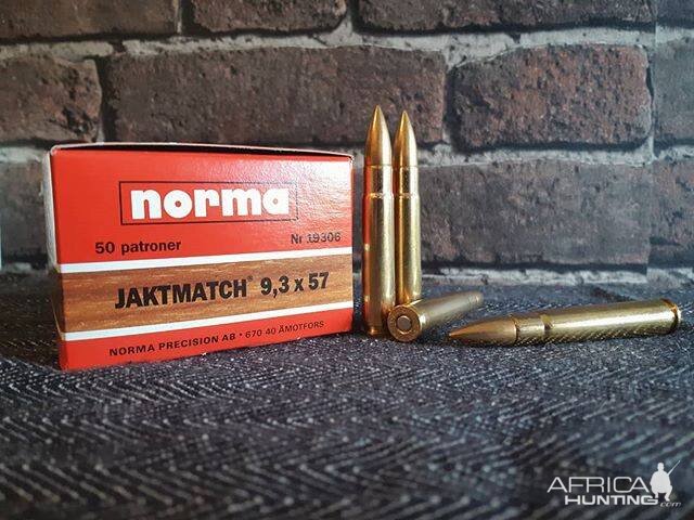 9.3×57mm Bullets with Norma