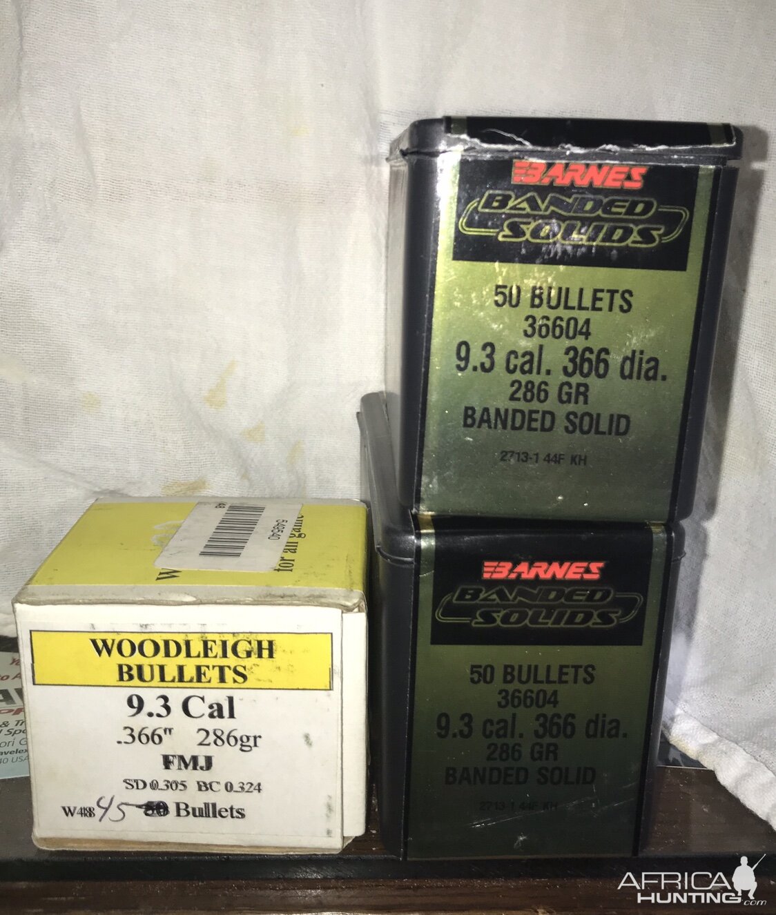 9.3 Barnes & Woodleigh Bullets