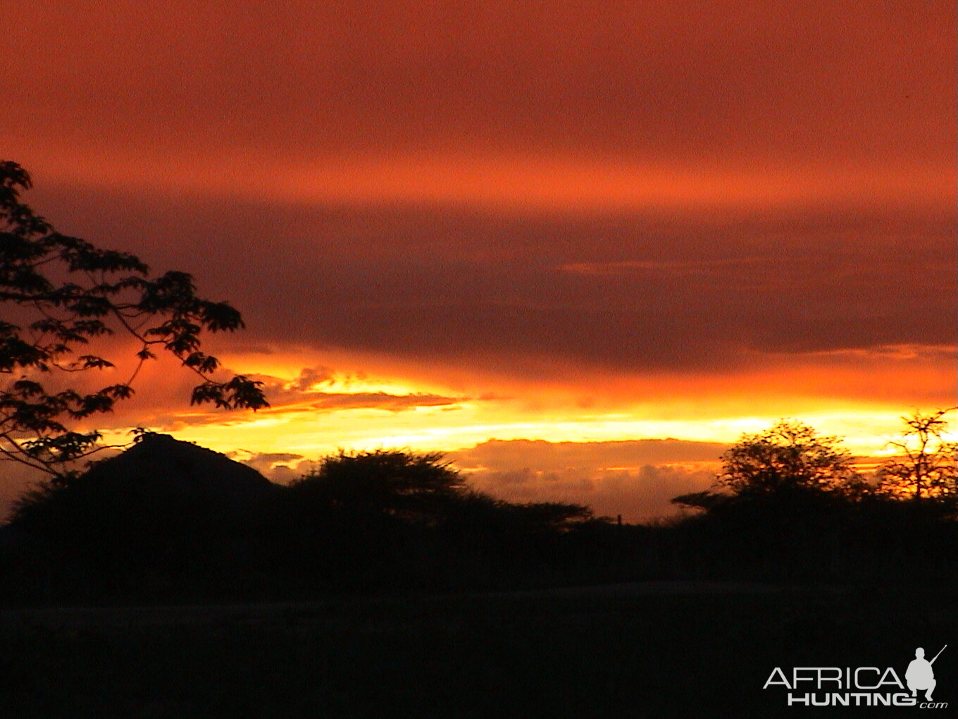 Africa Namibian Sunset