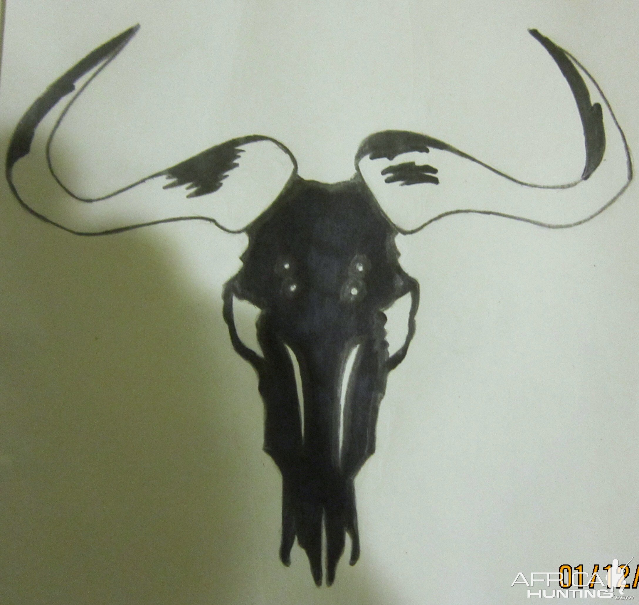 African Hunting Decal Sticker