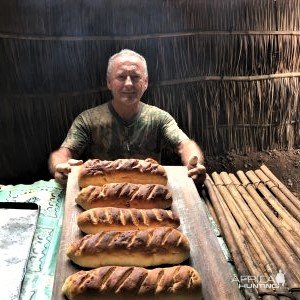 Alain Lefol Baking Bread For Safari