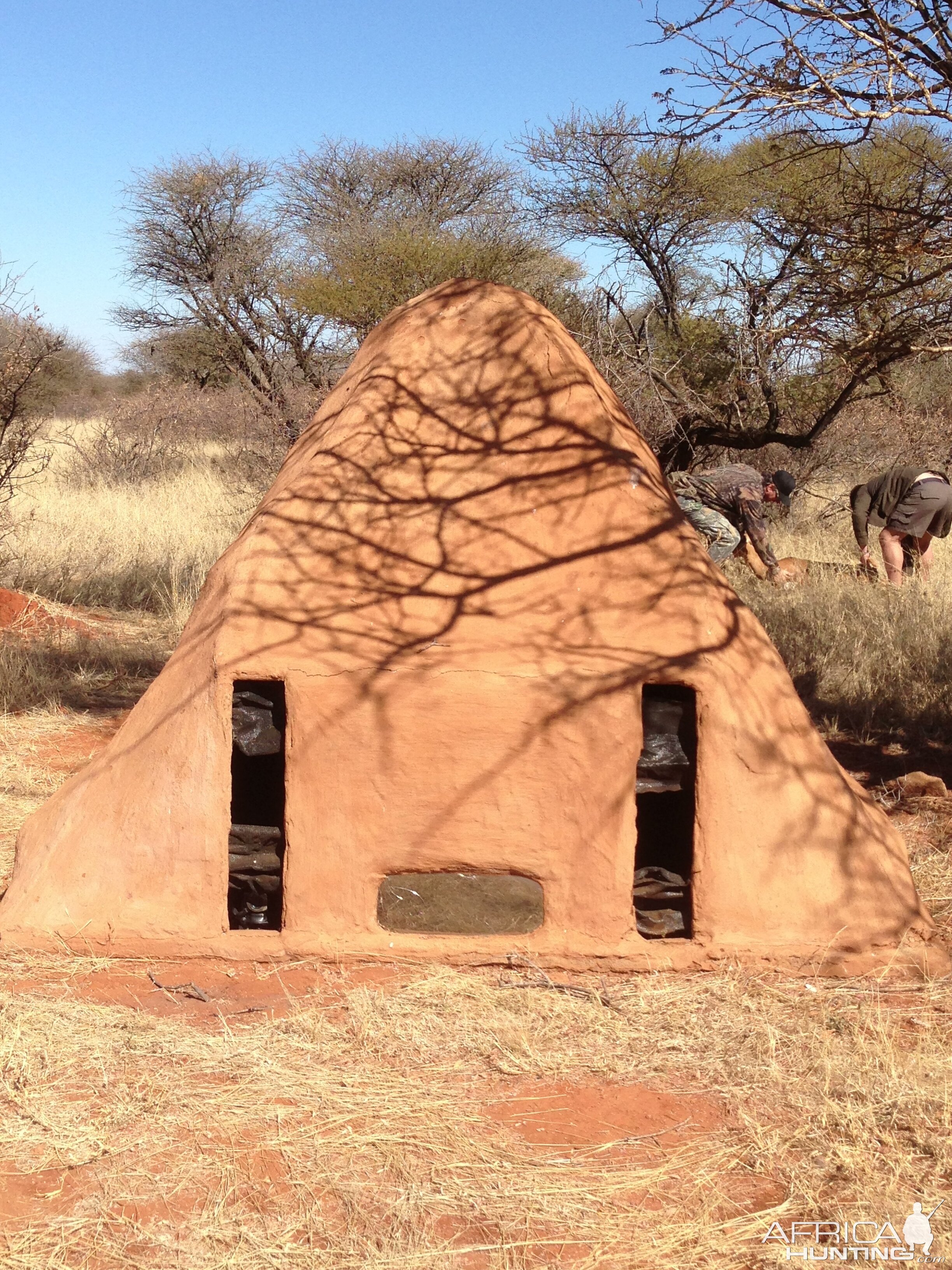 Ant Hill bow hunting hide @Limcroma Safaris