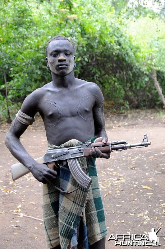 Armed Ethiopian