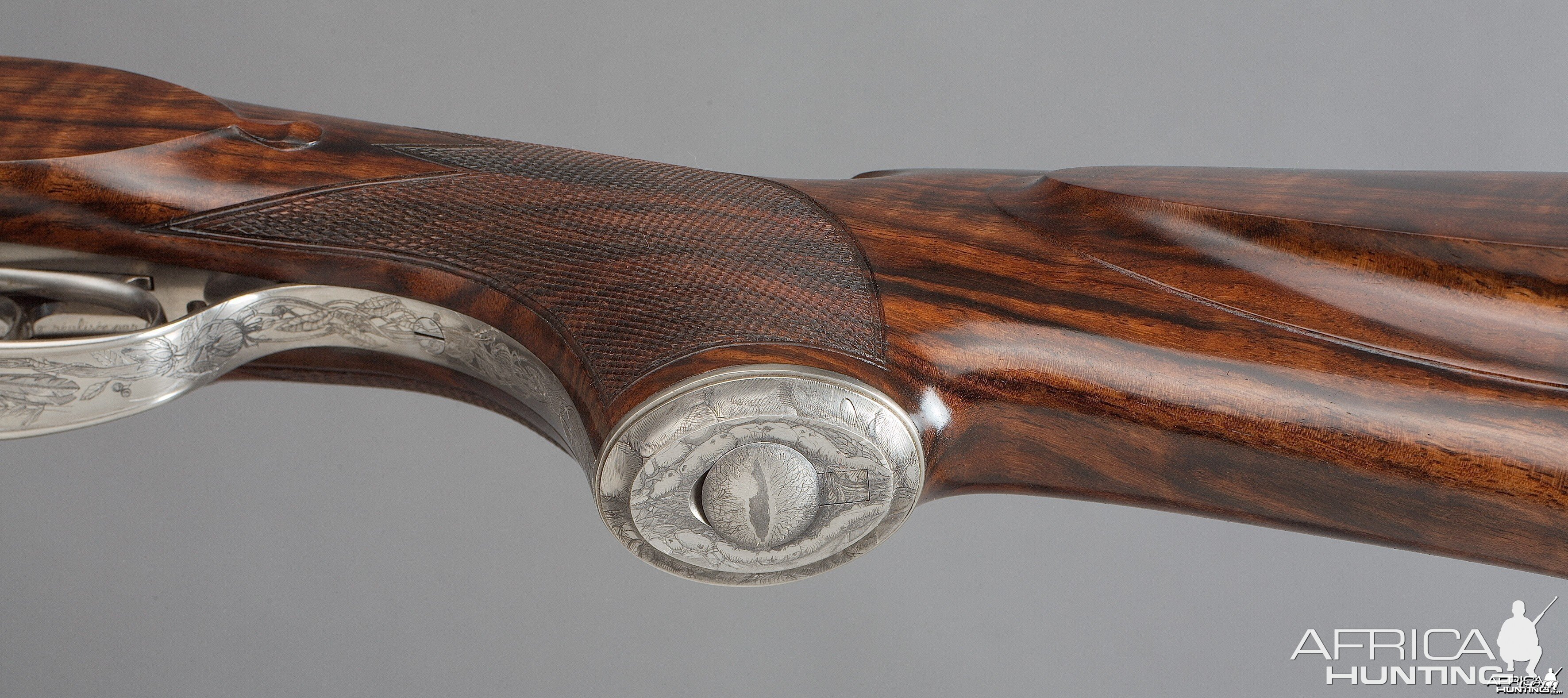 Azur Safari Eloge Double Rifle by Verney-Carron with Buffalo Engraving