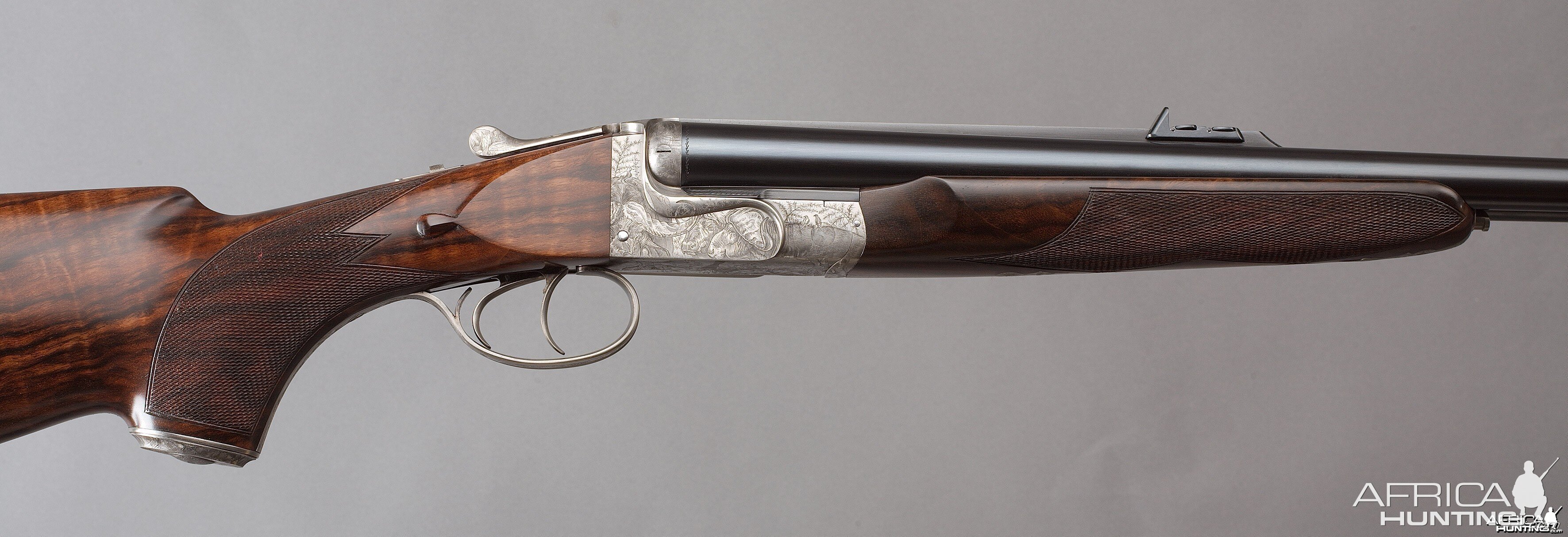 Azur Safari Eloge Double Rifle by Verney-Carron with Buffalo Engraving