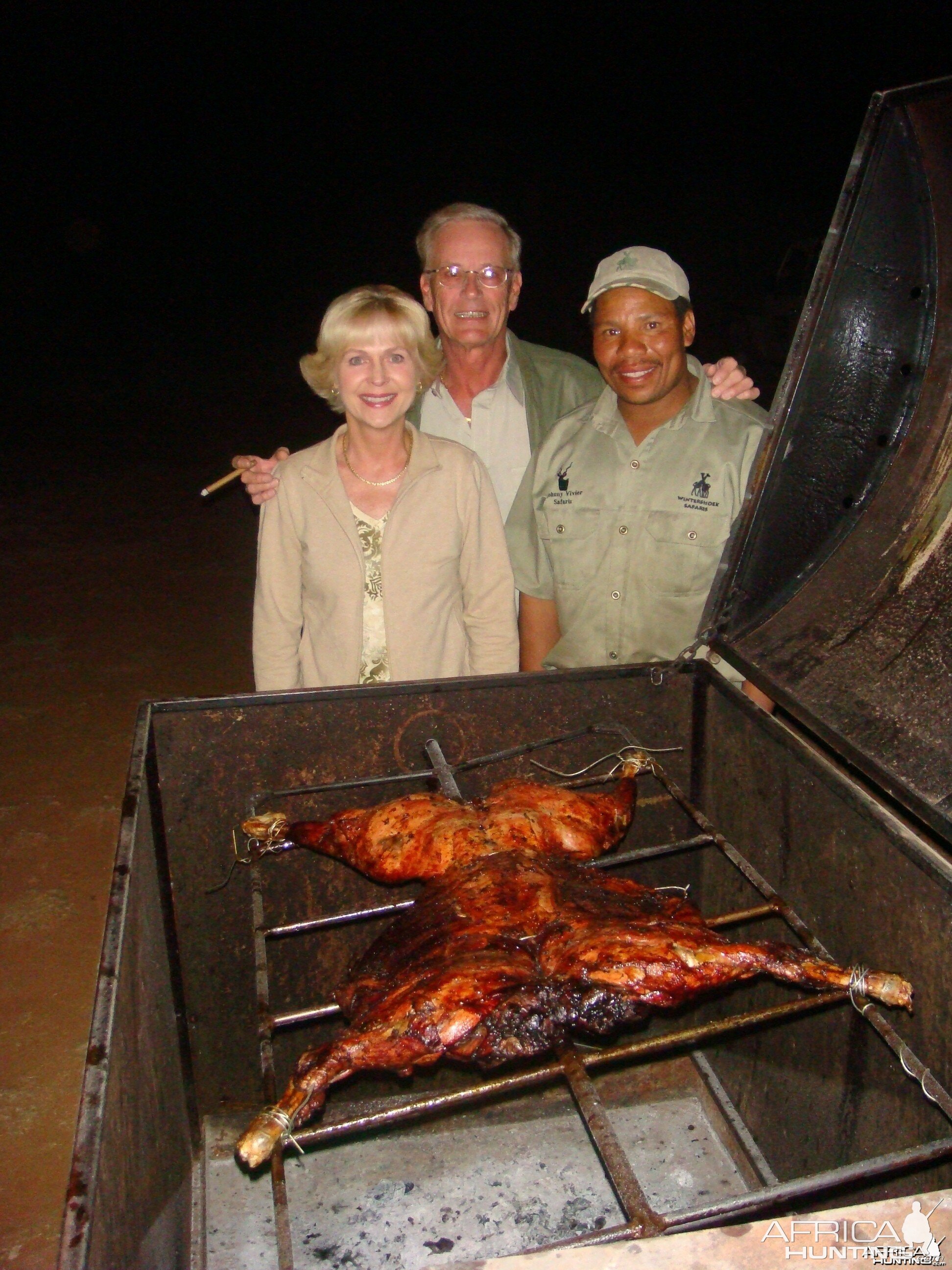 Barbecue at Wintershoek Johnny Vivier Safaris in South Africa