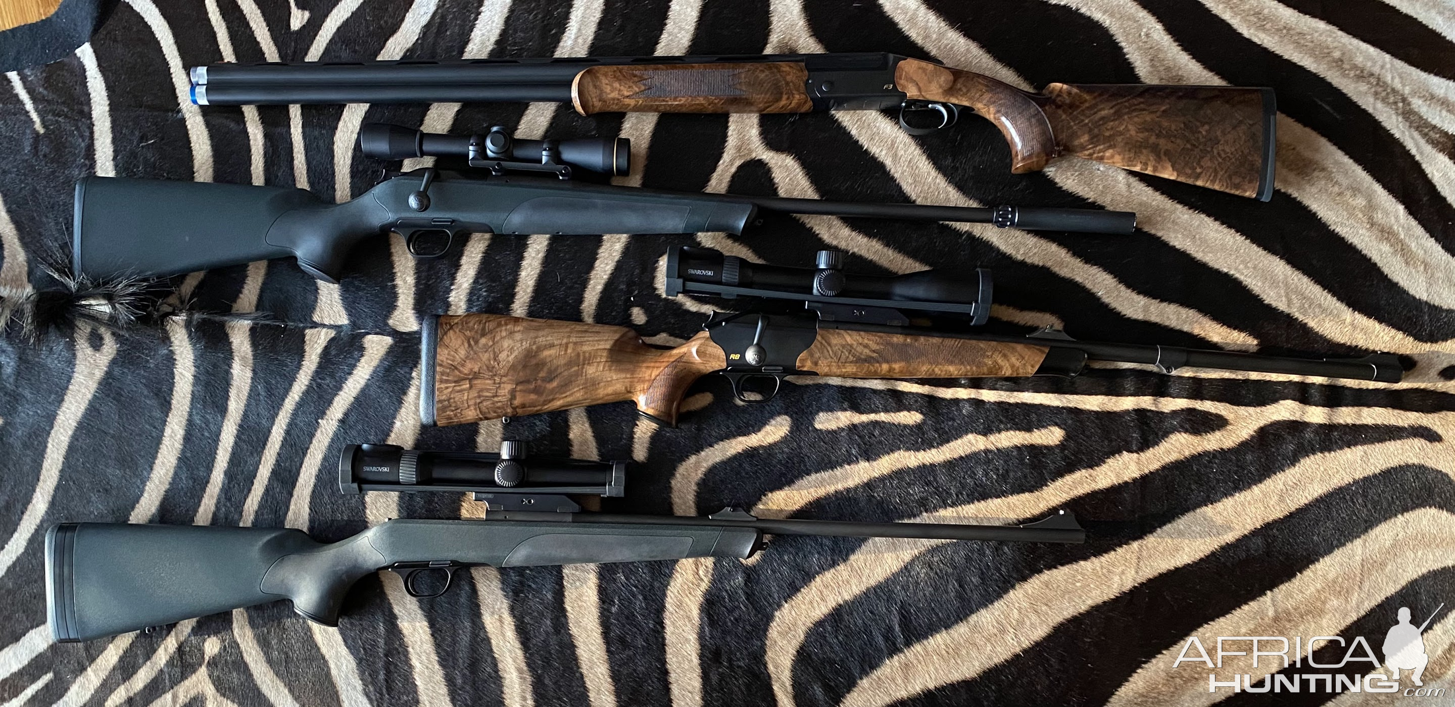 Blaser F3 12 Bore, Blaser R8 Professional Standard, Blaser R8 Intuition Safari & Blaser R8 Professional Standard Rifles