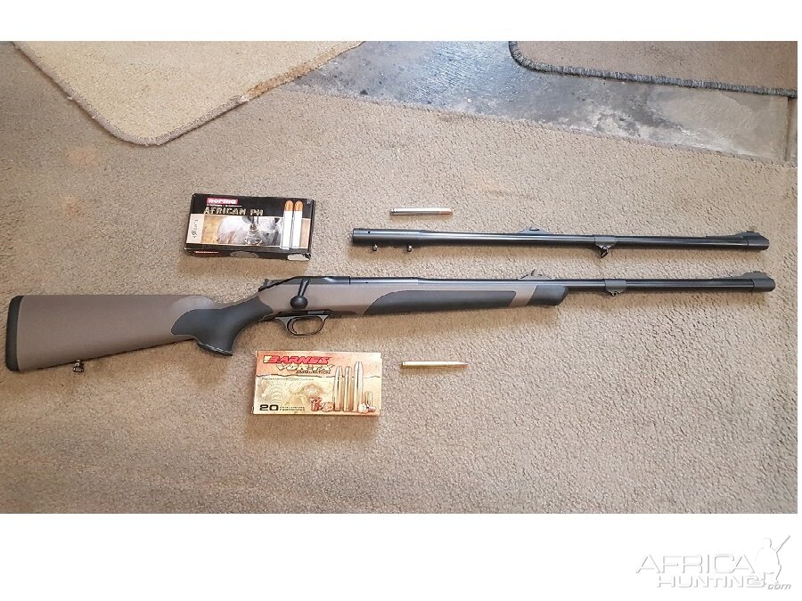 Blaser R8 Pro Hunter Rifle in an 416 Rem Mag and an 458 Lott Barrel