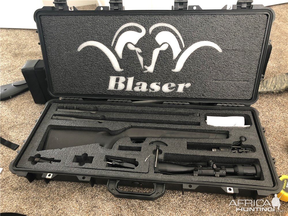 Blaser Rifle Case & Rifle