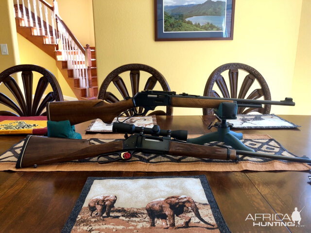 BLR in 358 Winchester Rifle & 1980 Marlin 375 Winchester Rifle