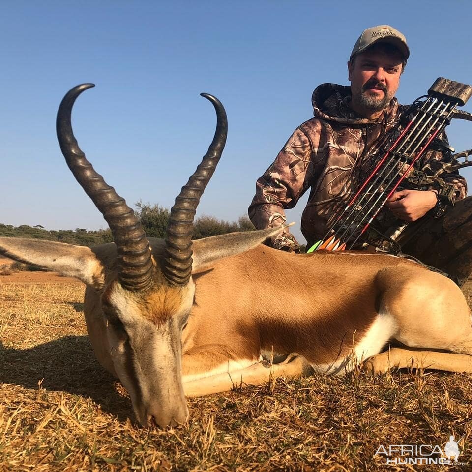 Bow Hunting Springbok in South Africa