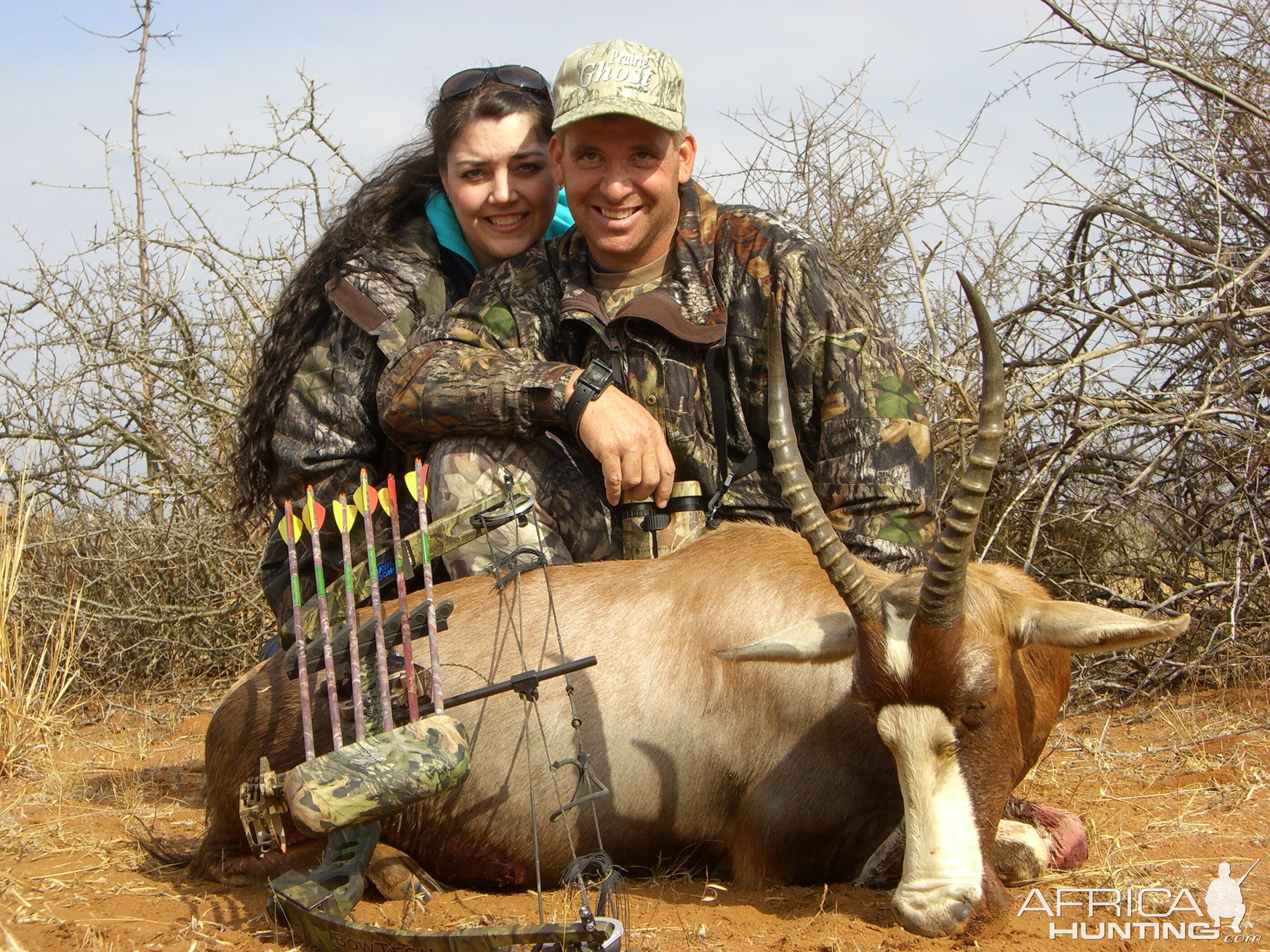 Bowhunting Blesbok