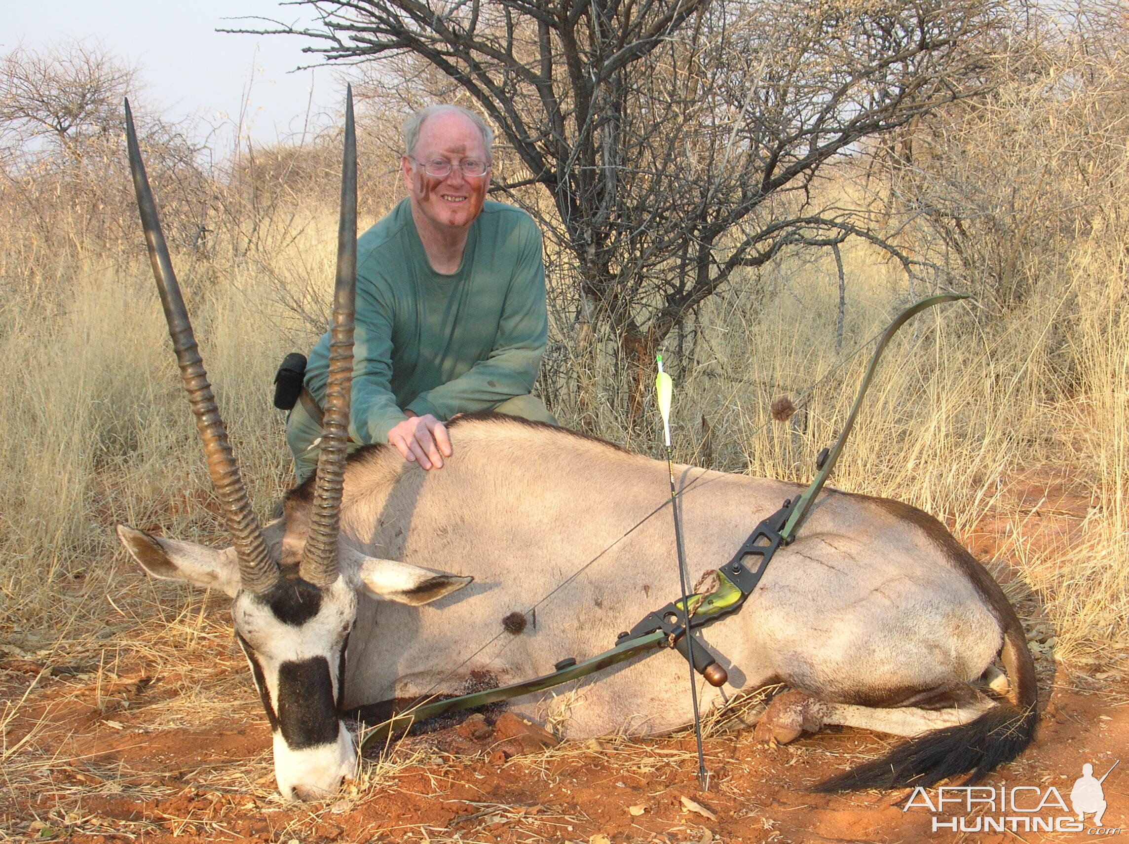 Bowhunting Gemsbok in Namibia