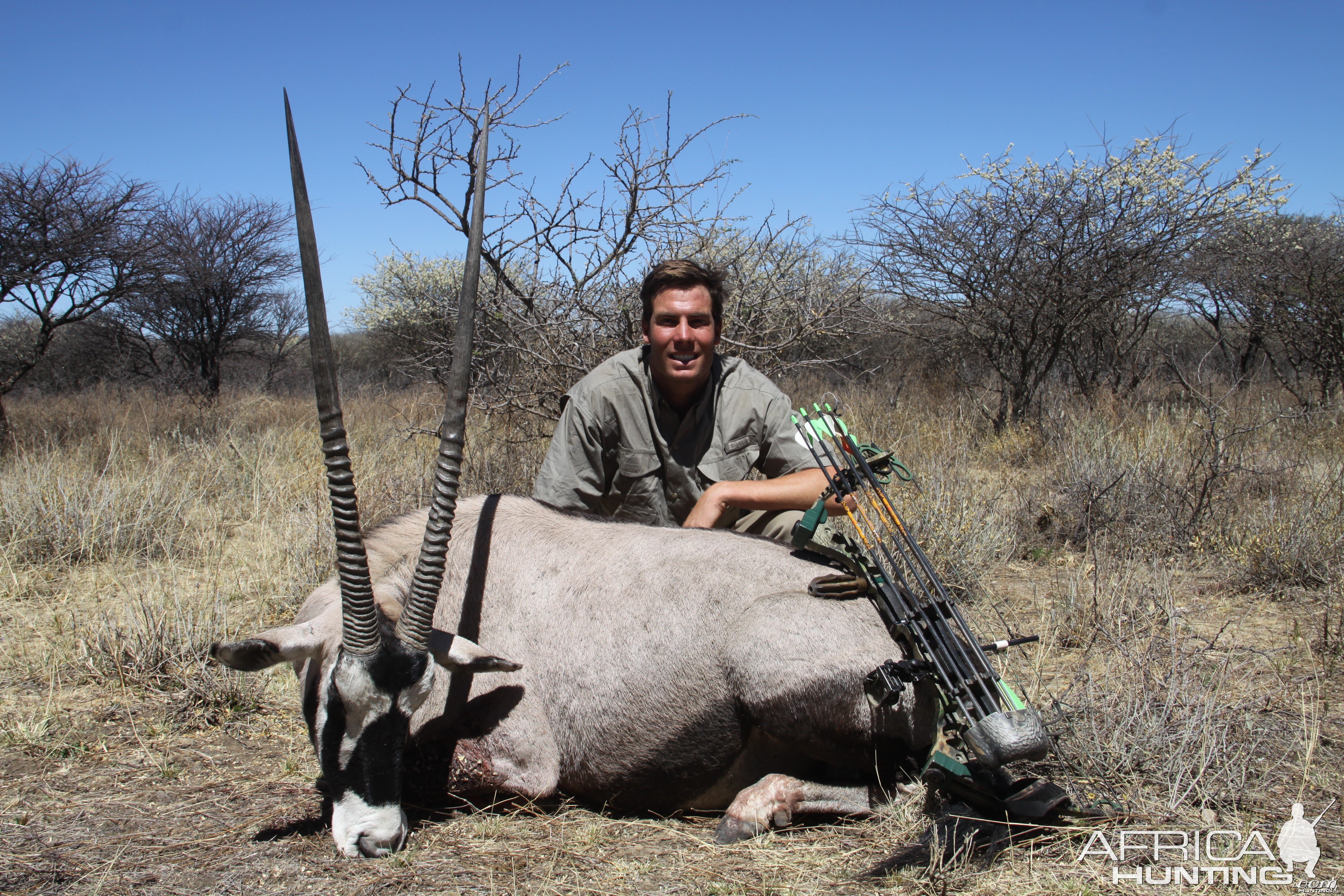 Bowhunting Gemsbok in Namibia