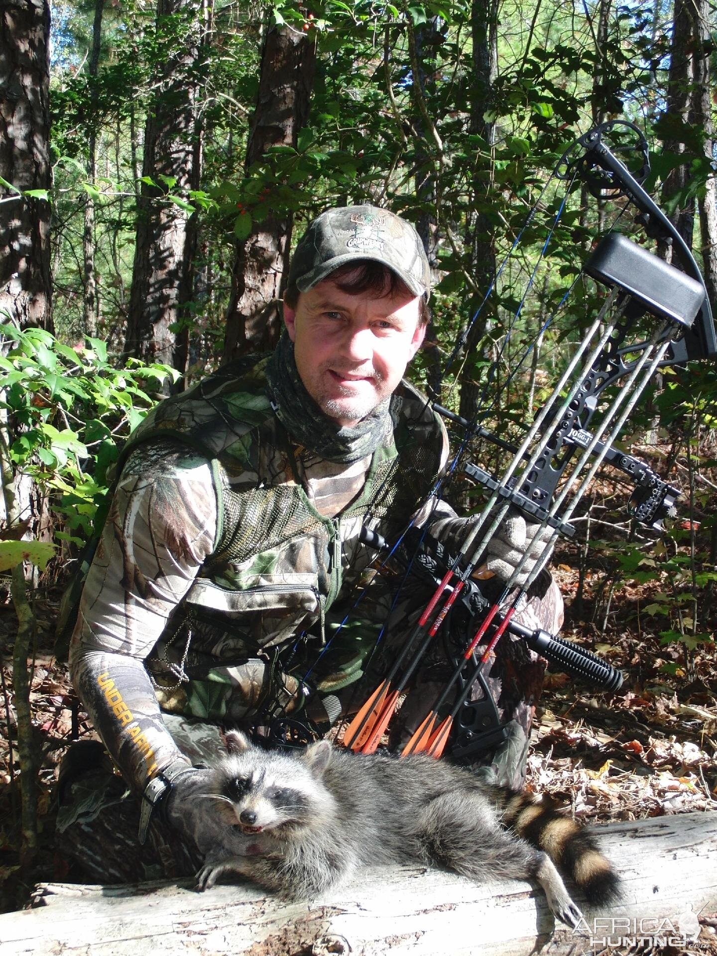 Bowhunting Racoon