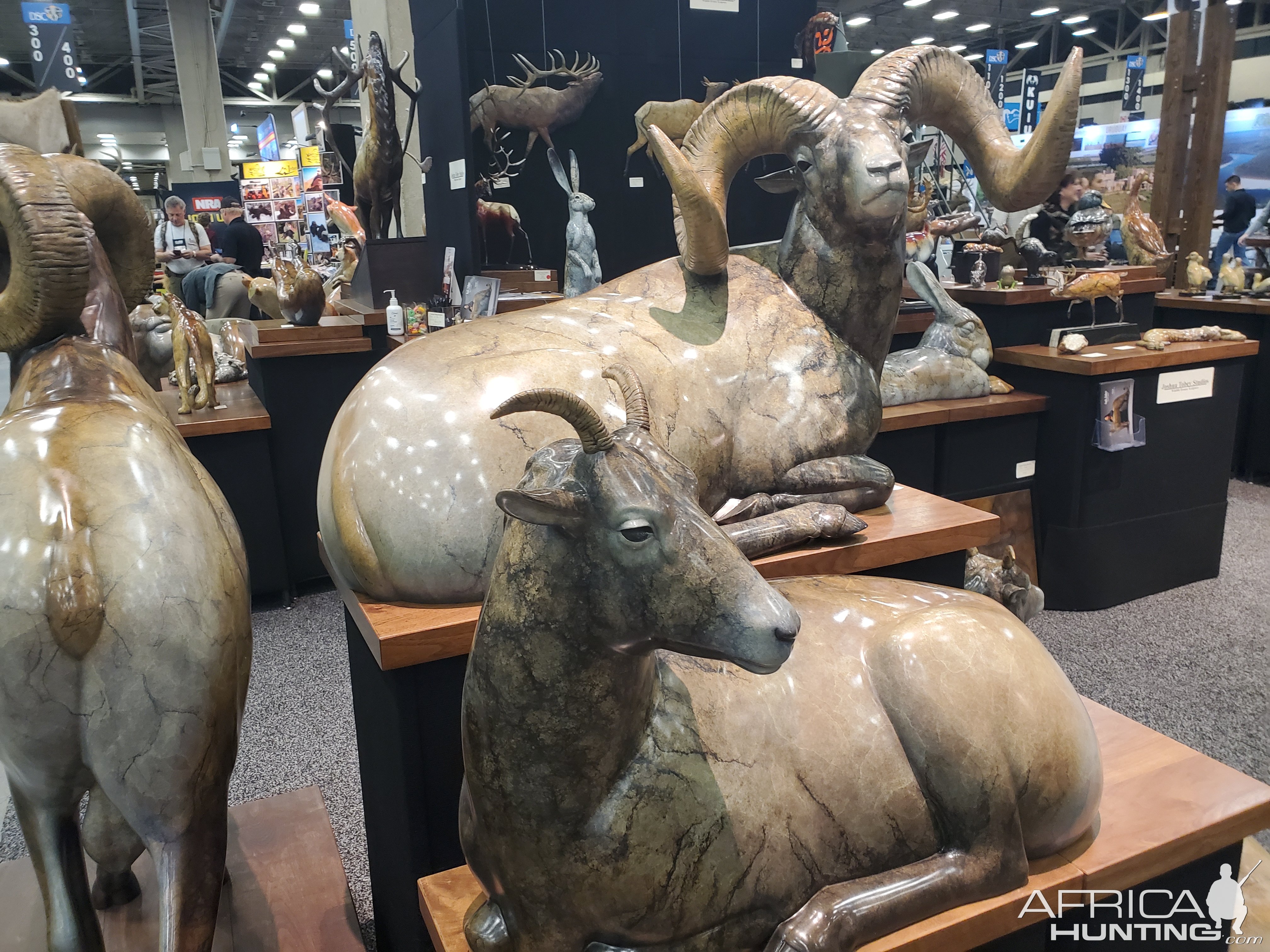 Bronze Goat Sculptures