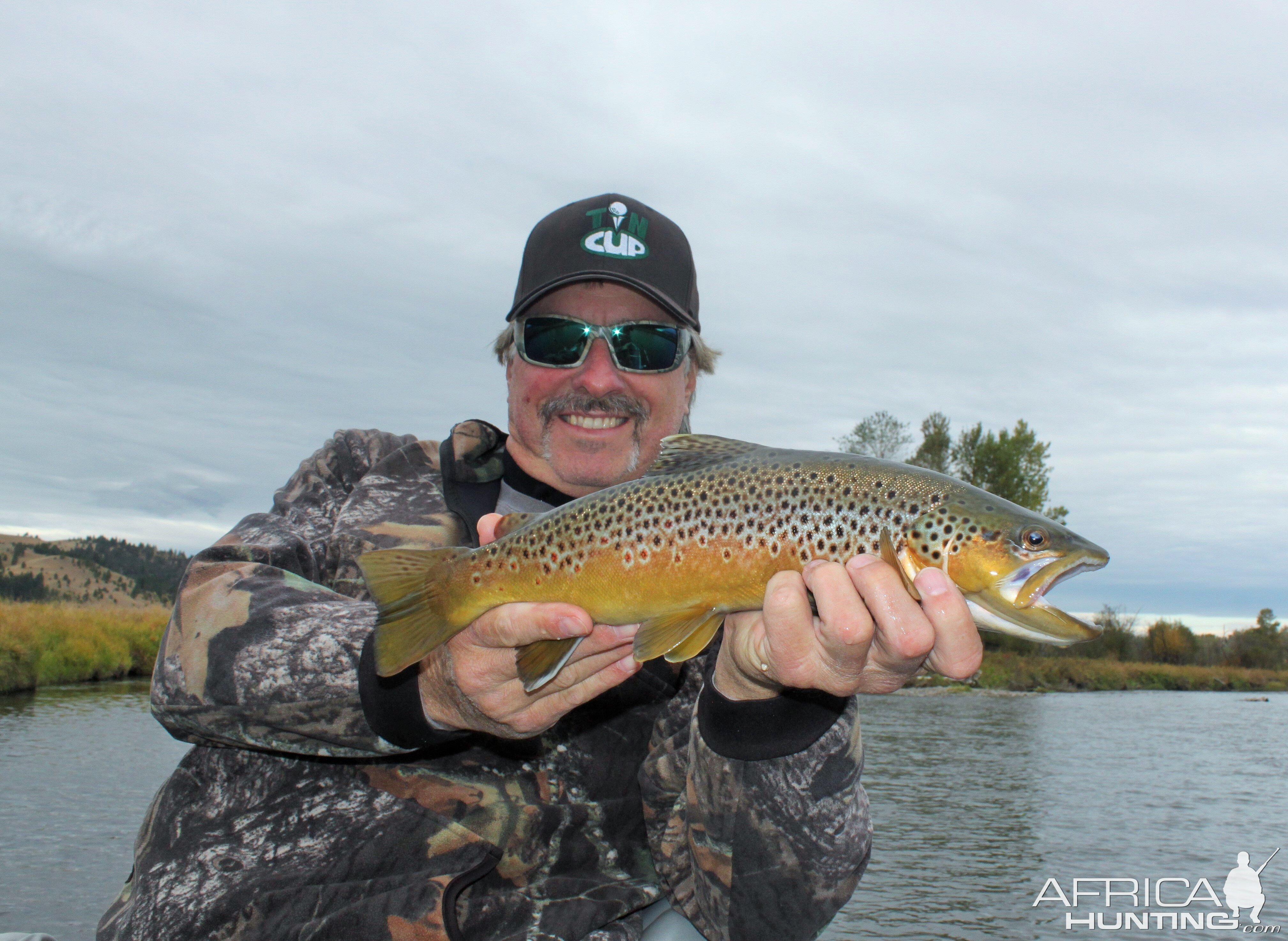 Brown Trout Fishing Western Montana USA