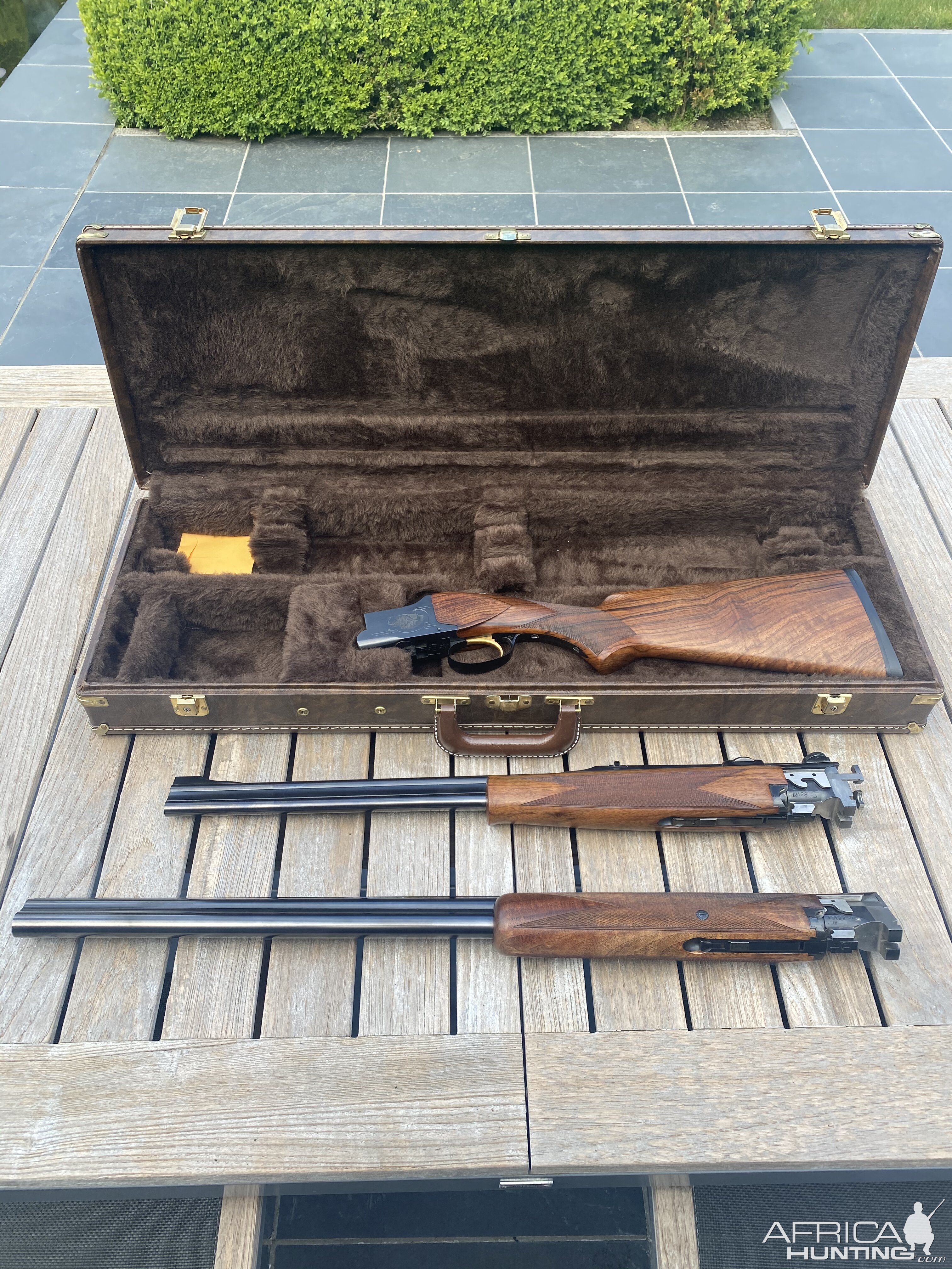 Browning 375 HH Magnum & 12 Bore Combo Rifle