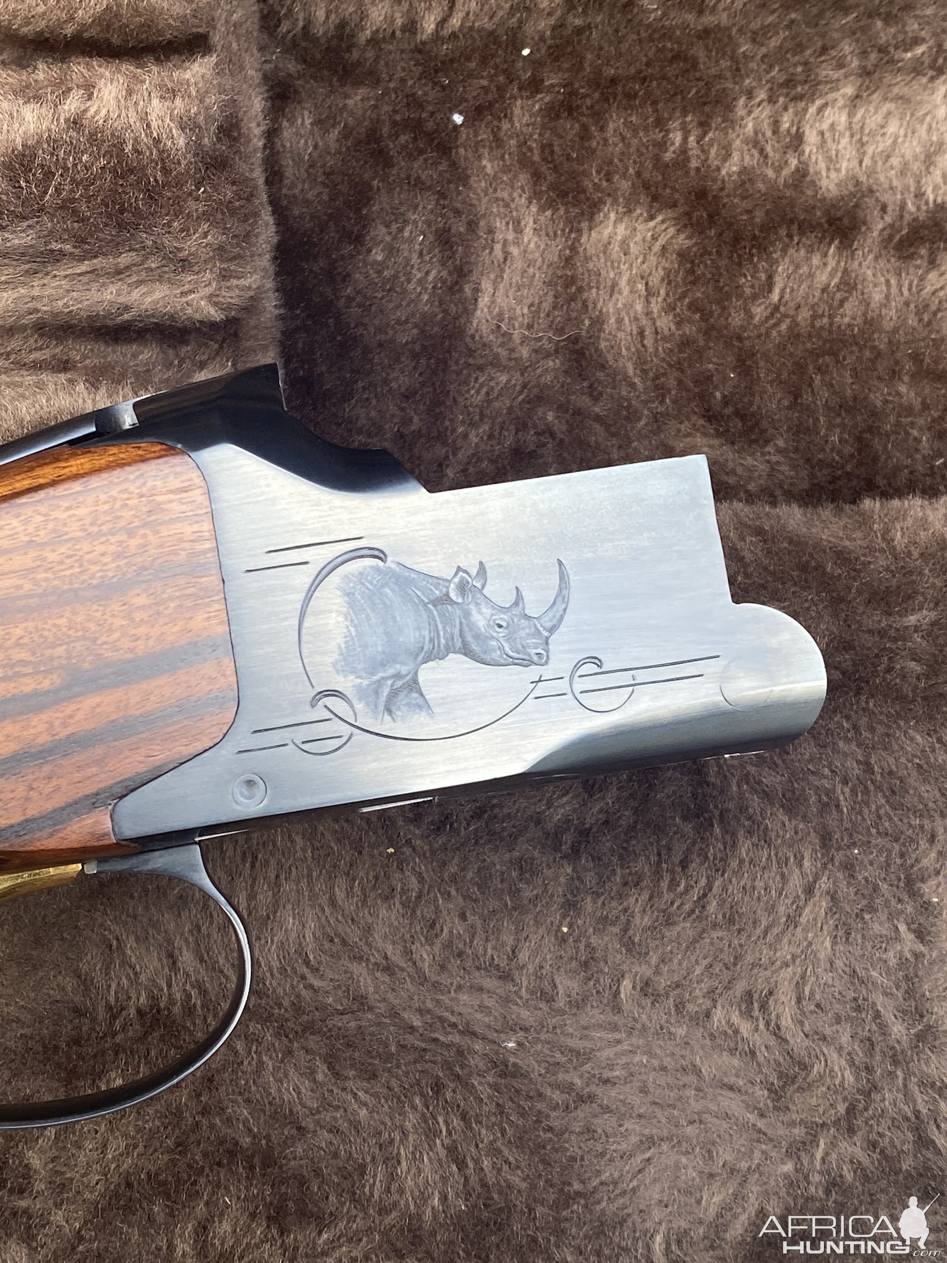 Browning 375 HH Magnum & 12 Bore Combo Rifle