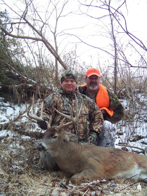 Buck hunted with black powder