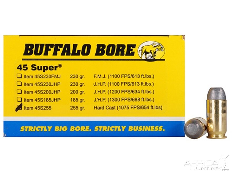 Buffalo Bore 255g hard cast Bullets