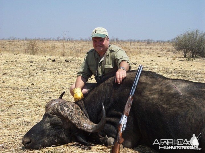 Buffalo hunted in Matetsi Unit 1 Zimbabwe