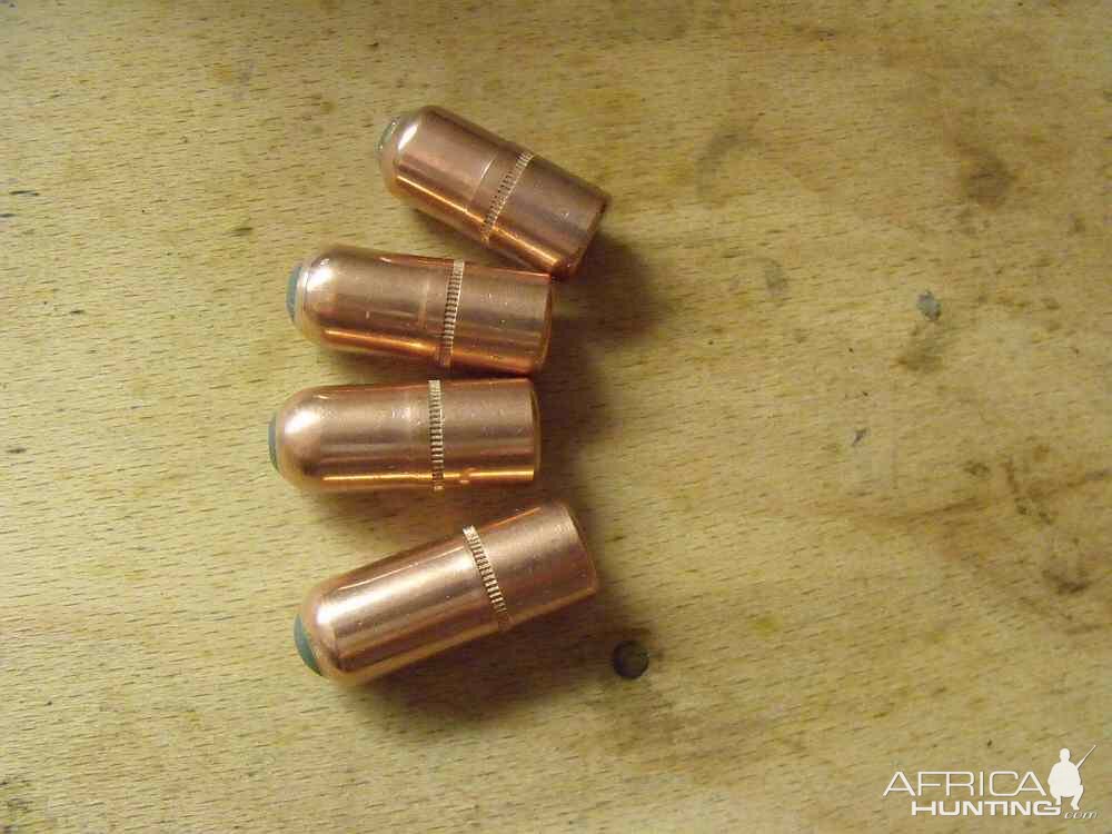 Bullets .cal. .474 in different weights